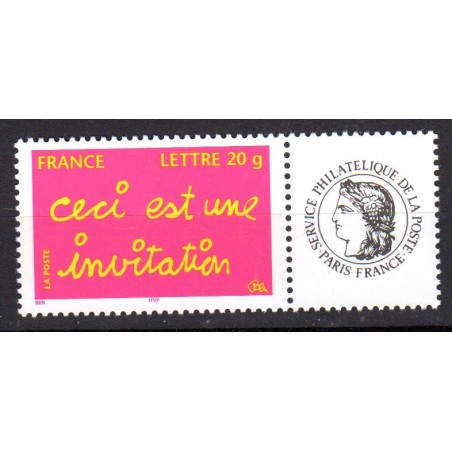 Timbre Personnalis N A Avec Vignette C R S Timbres Personnalis S