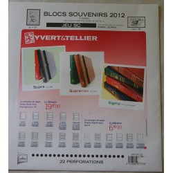 Jeu Blocs Souvenirs SC 2012...