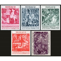 Timbres Monaco n°905 à 909...