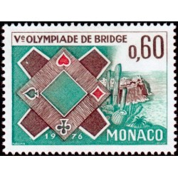 Timbre Monaco n°1052 5ème...