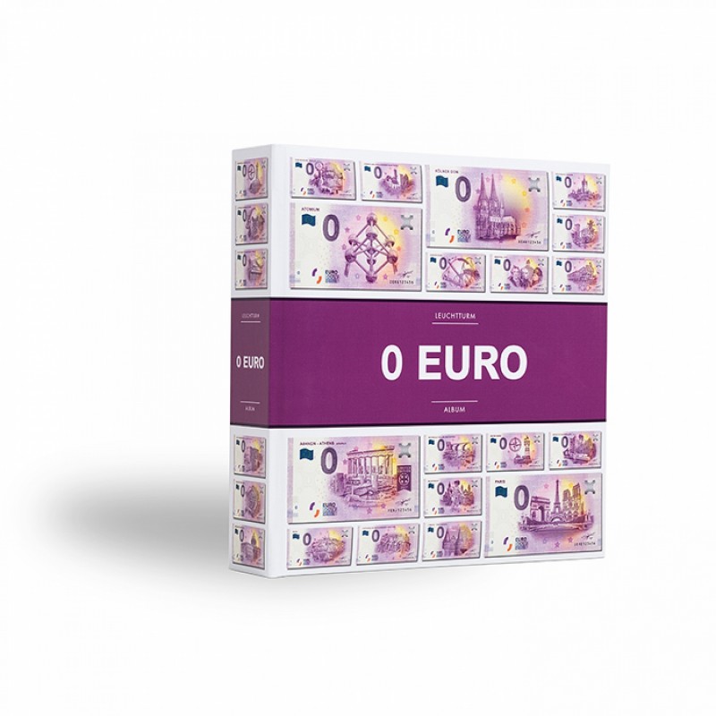 Album pour 200 billets touristiques Euro Souvenir avec billet spécimen  chez philarama37