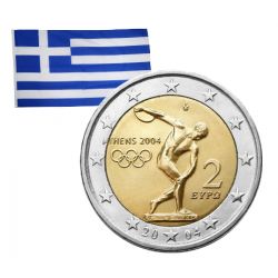 2 Euros commémorative Grèce 2004