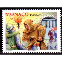 Timbre Monaco n°3331 Europa...