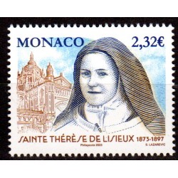 Timbre Monaco n°3366 Sainte...