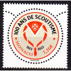 Timbre Monaco n°3376 100...