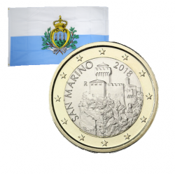 1 Euros Saint Marin 2018