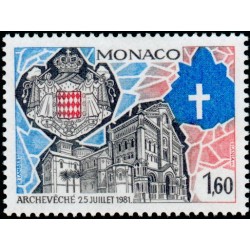 Timbre Monaco n°1331 La...