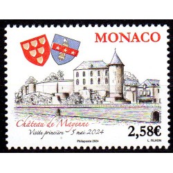 Timbre Monaco n°3441 Site...