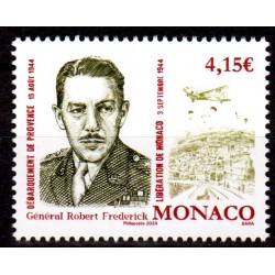 Timbre Monaco 2024 80 ans...