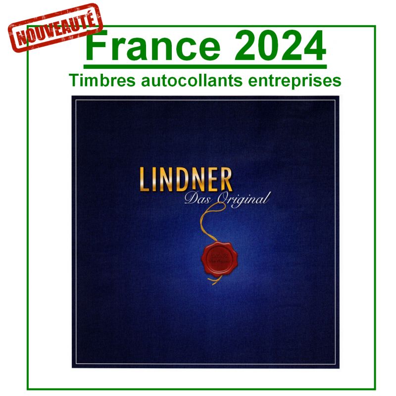 Nouveauté Jeu France Lindner Timbre entreprises autoadhésifs 2024