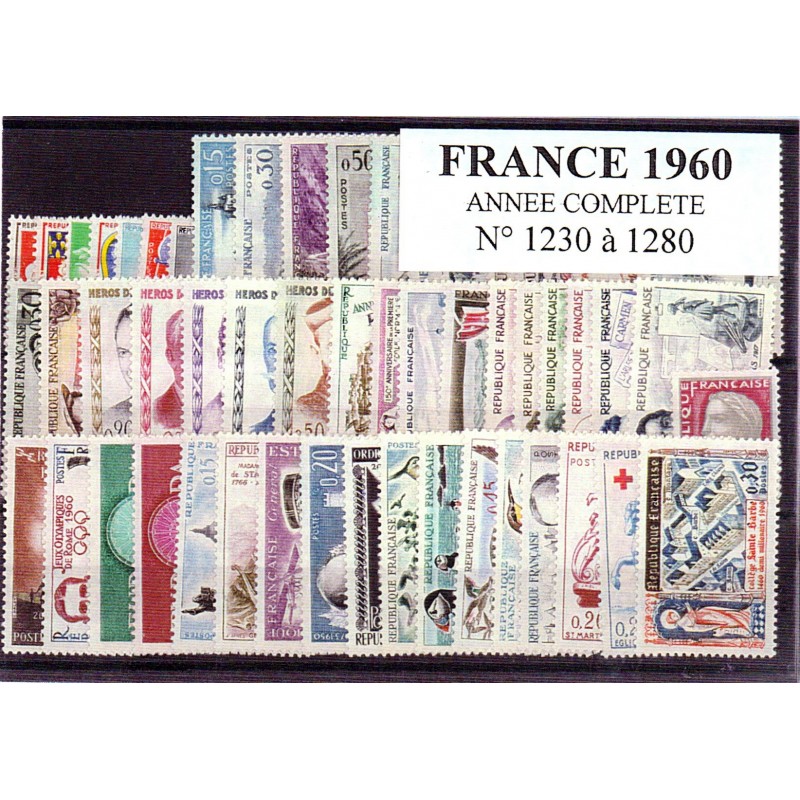 France - Timbres année complète 1949 - Qualité **
