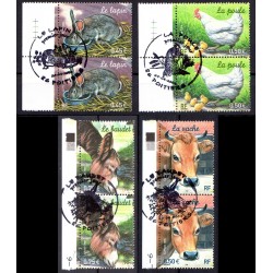 Série Bloc de 4 timbres...
